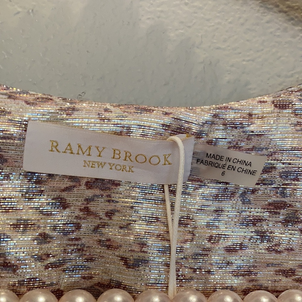 NWT Ramy Brook Silk Dress - Picture 4 of 9